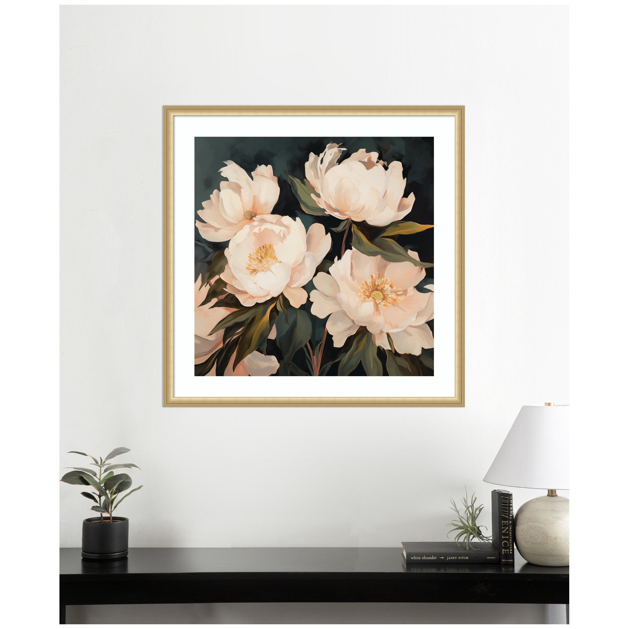 Framed Art Beautiful Painterly Floral Bouquets 2 by The Creative Bunch Studio