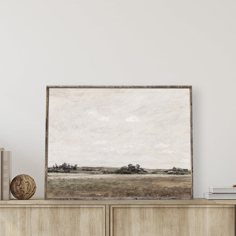 Vintage Print Framed | Country Landscape A113-0