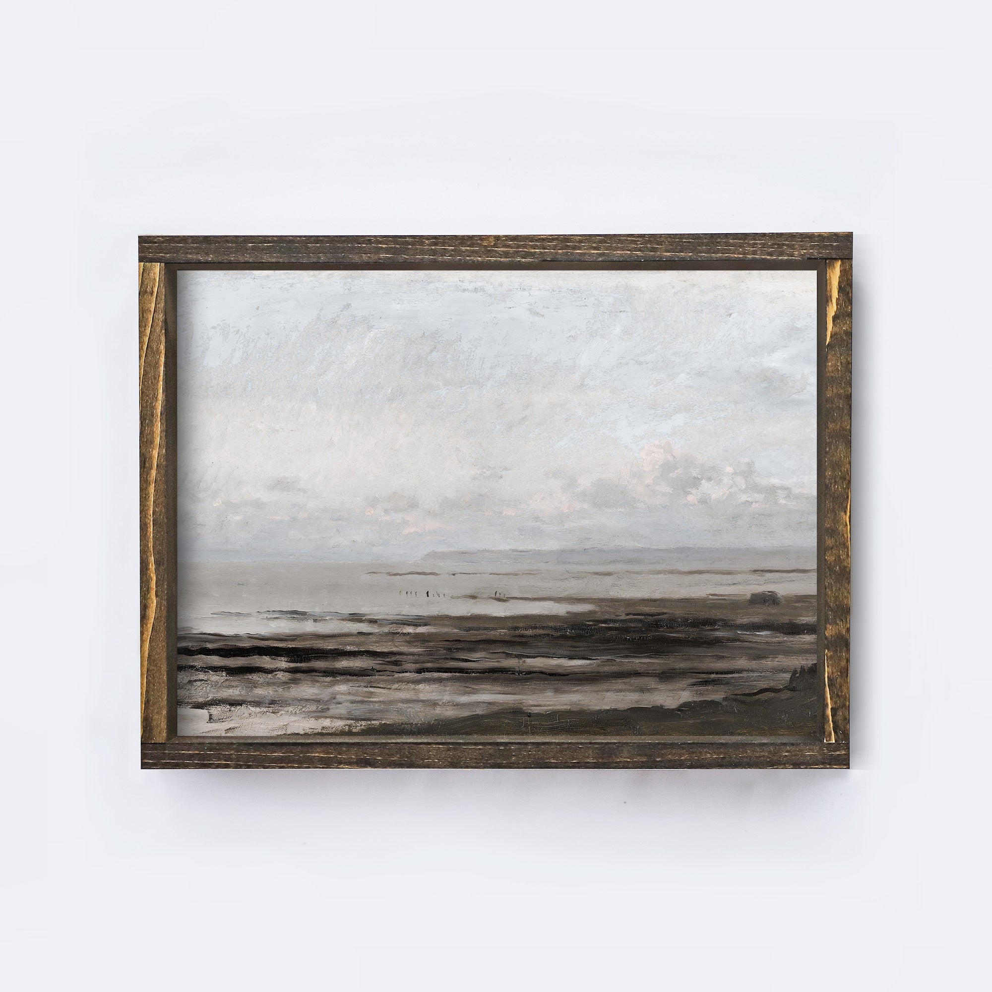 Vintage Print Framed | Seascape Painting A129-1