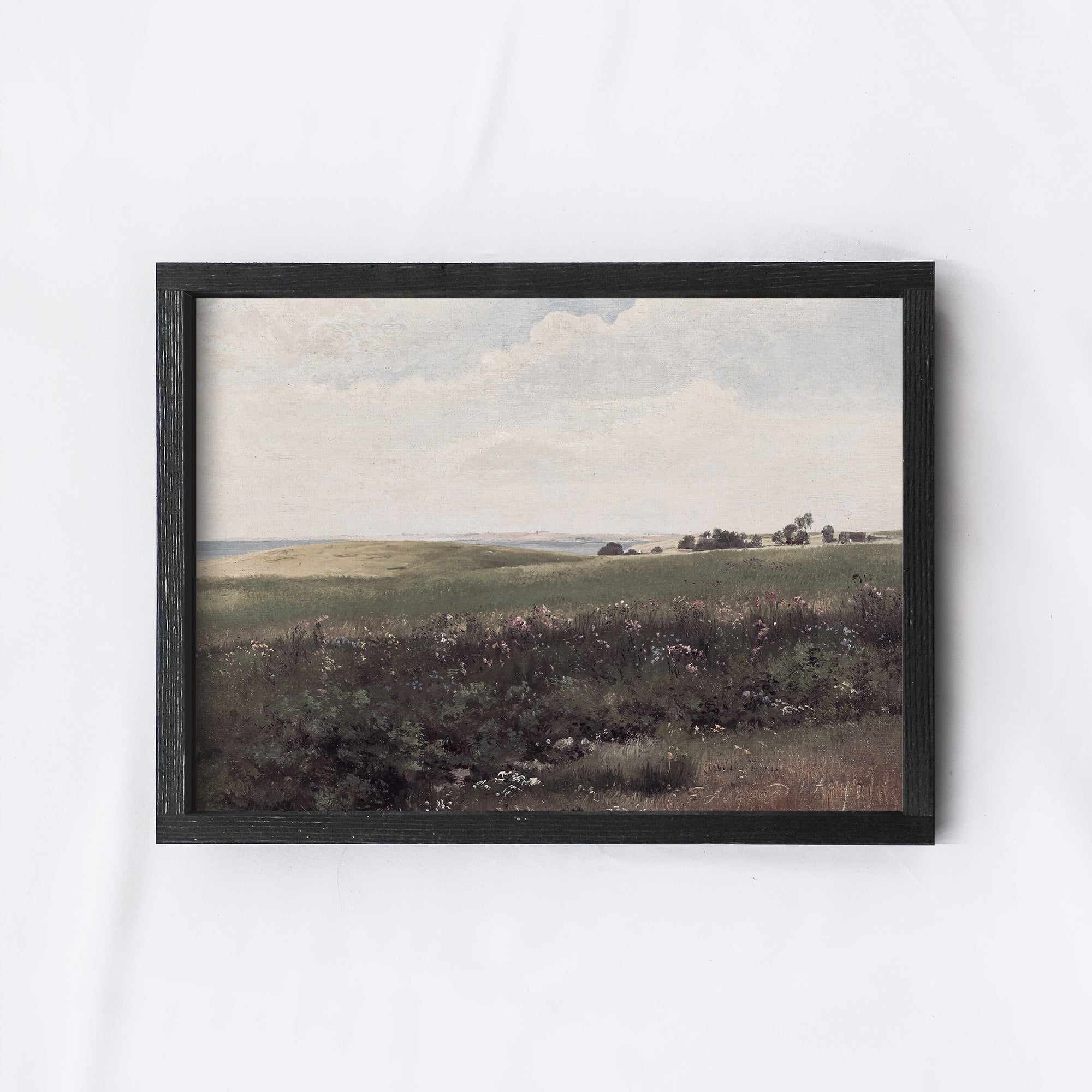 Vintage Wood Sign | Coastal Meadow Painting A138-2