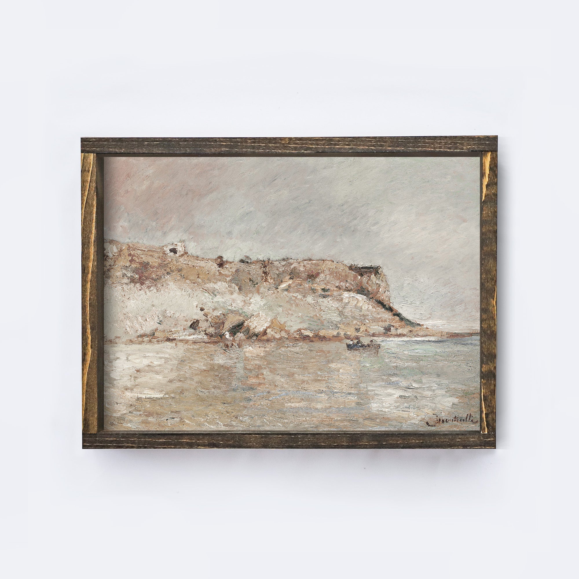 Vintage Print Framed | Coast Beach Print A152-2