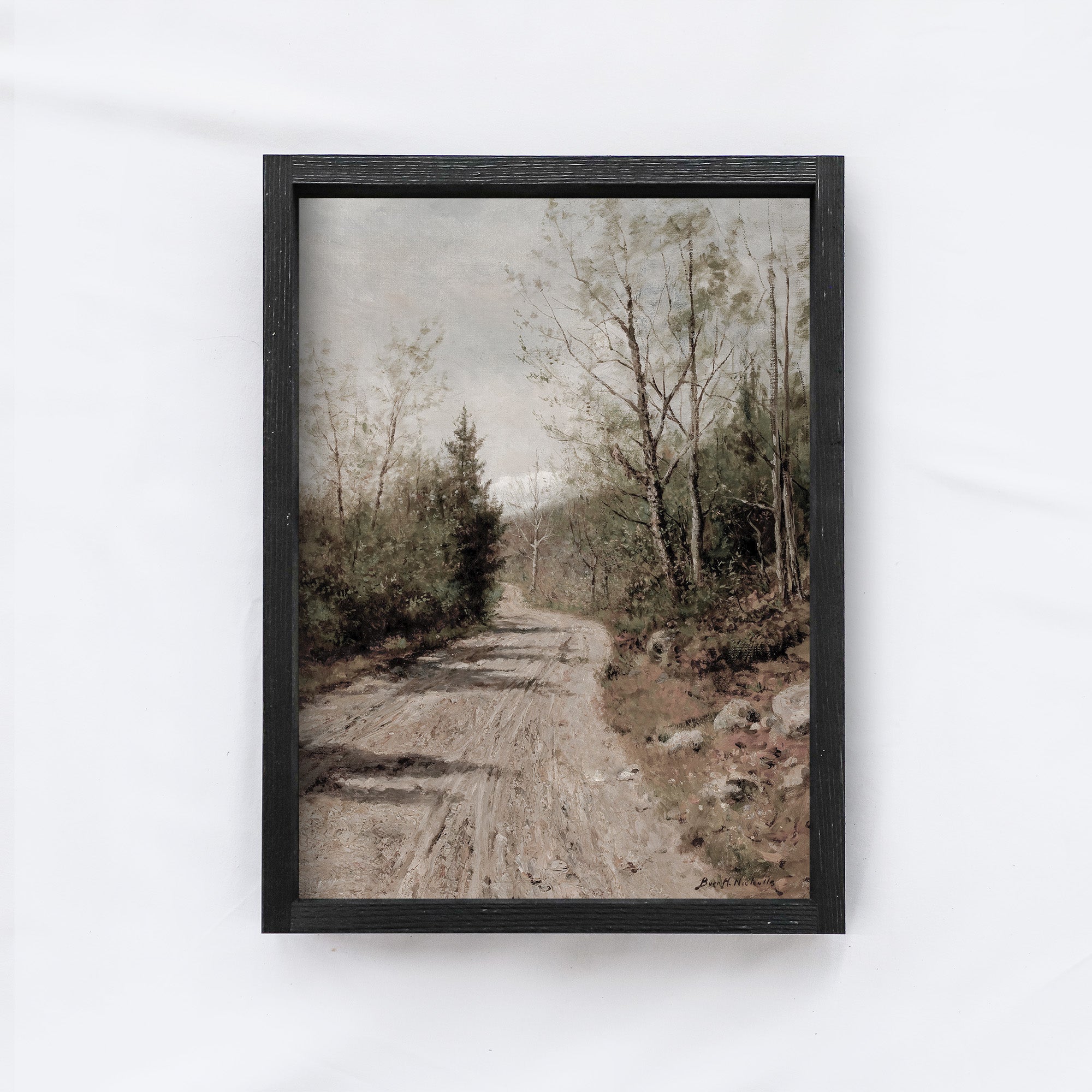 Vintage Landscape Print | Countryside Print A160-1