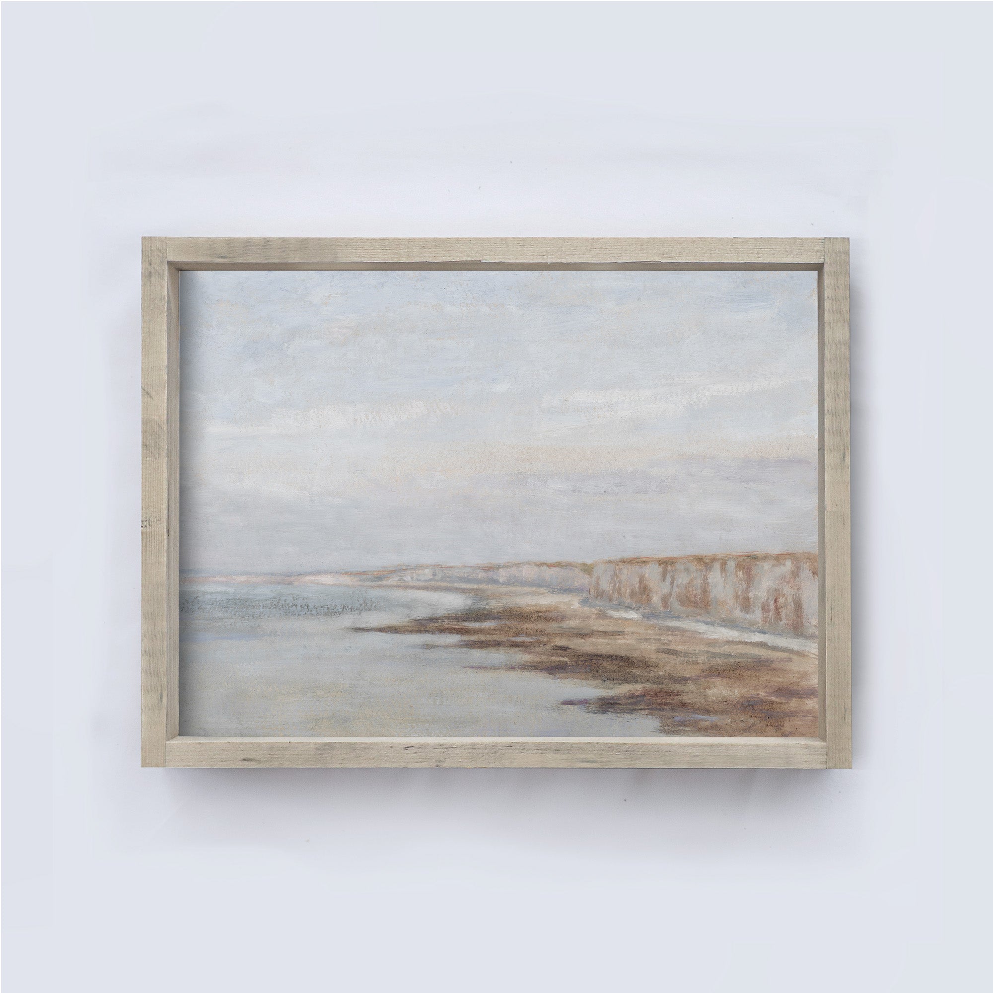 Vintage Neutral Beach Print | Coastal Wall Art A165-0