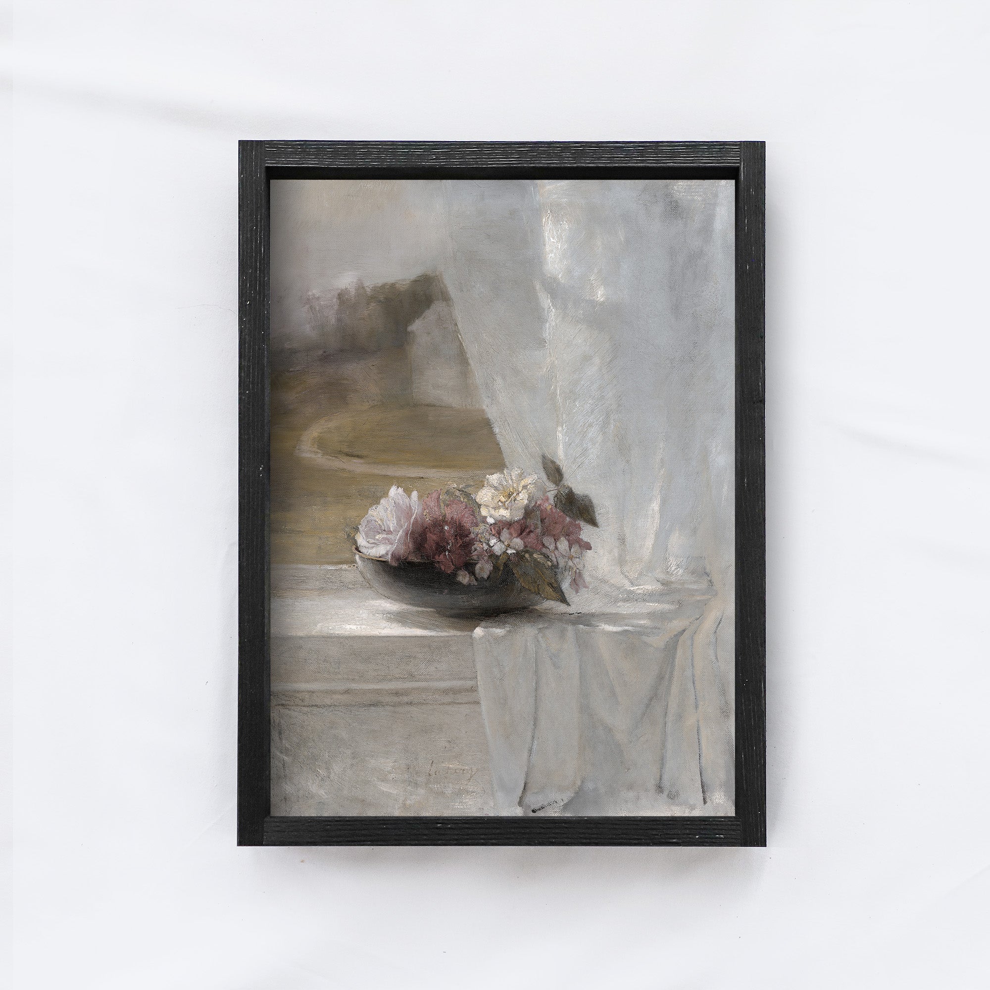 Vintage Wall Art Framed | Flower Wall Art A188-2