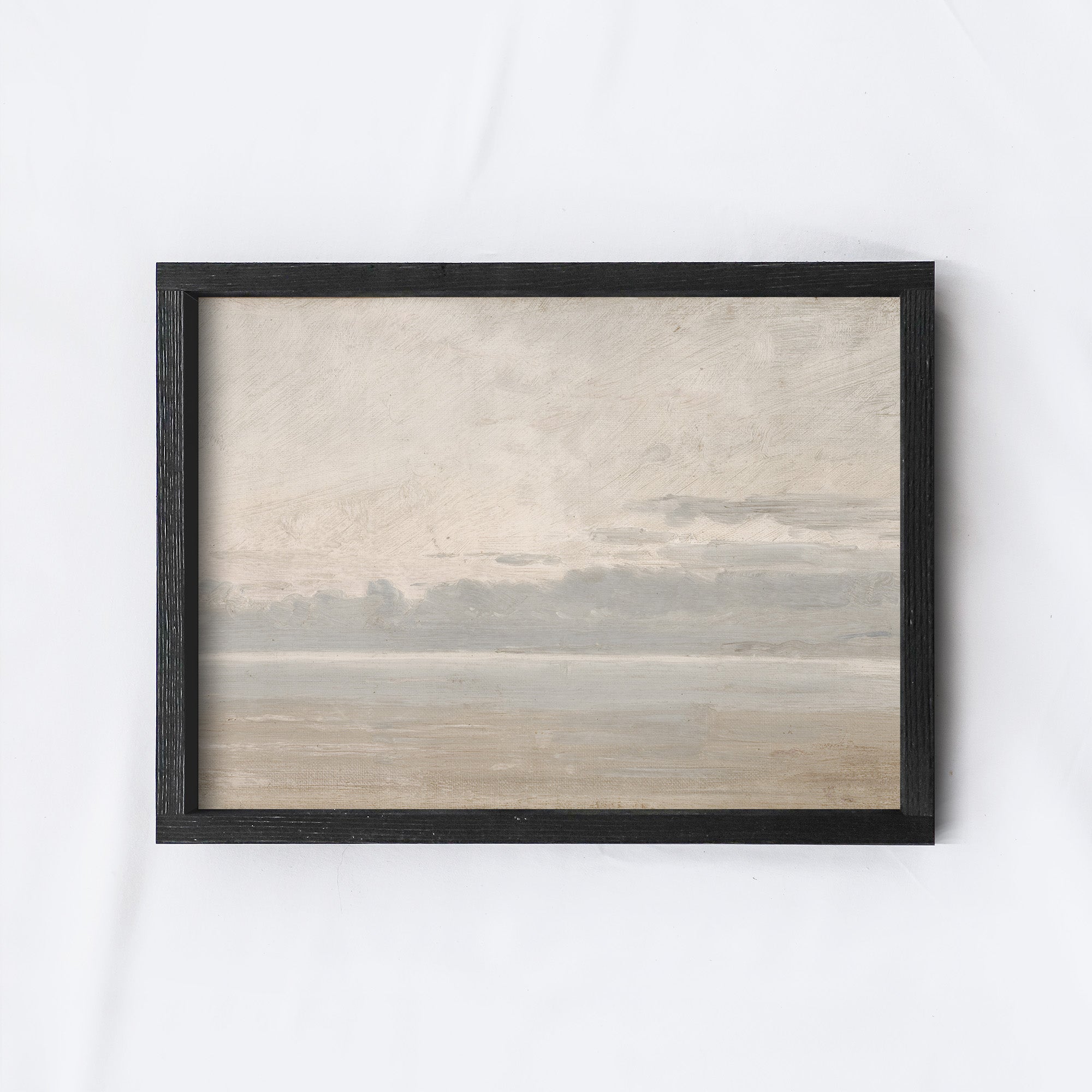 Abstract Coastal Sea Wall Art | Vintage Art Print A201-1