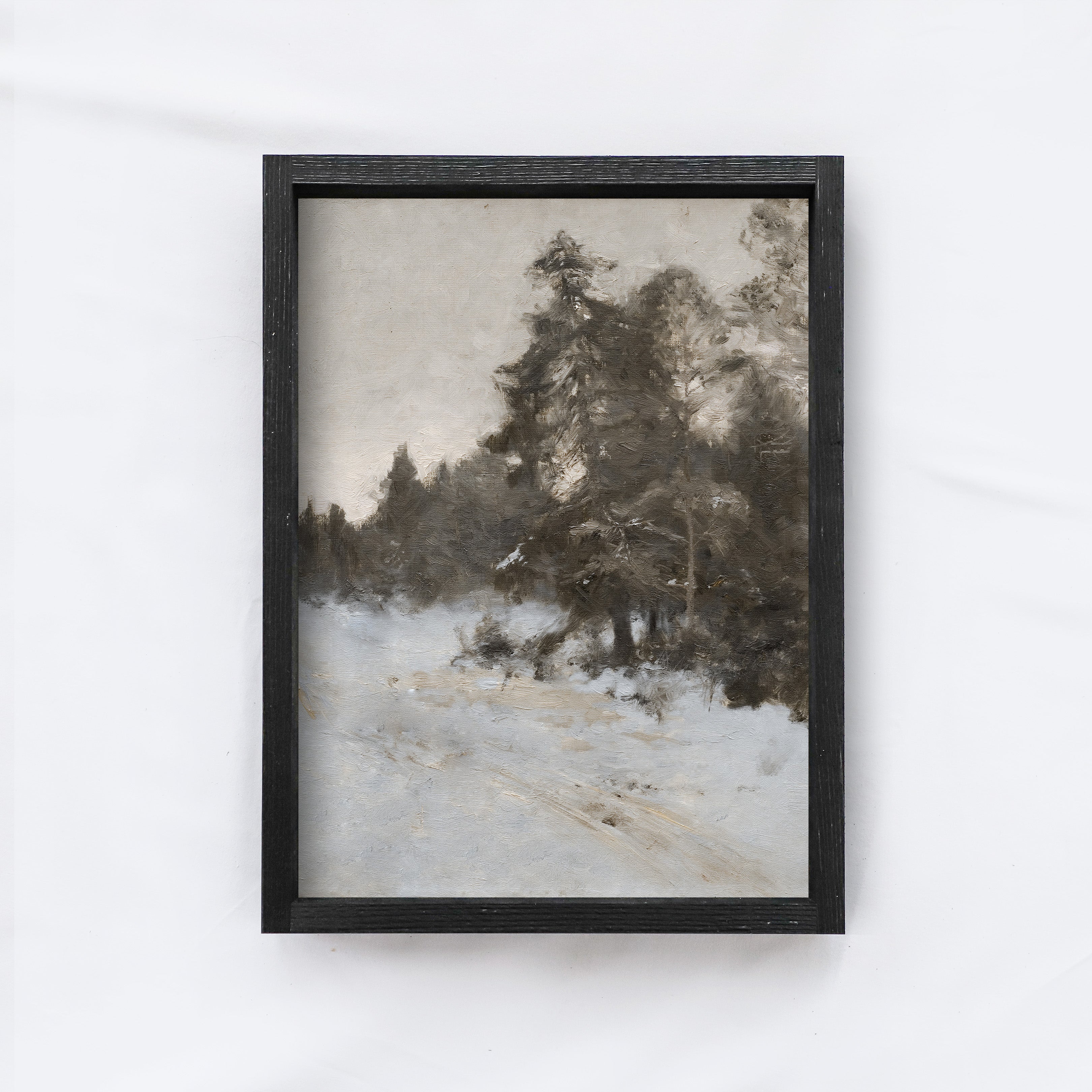 Vintage Snowy Forest | A222-1