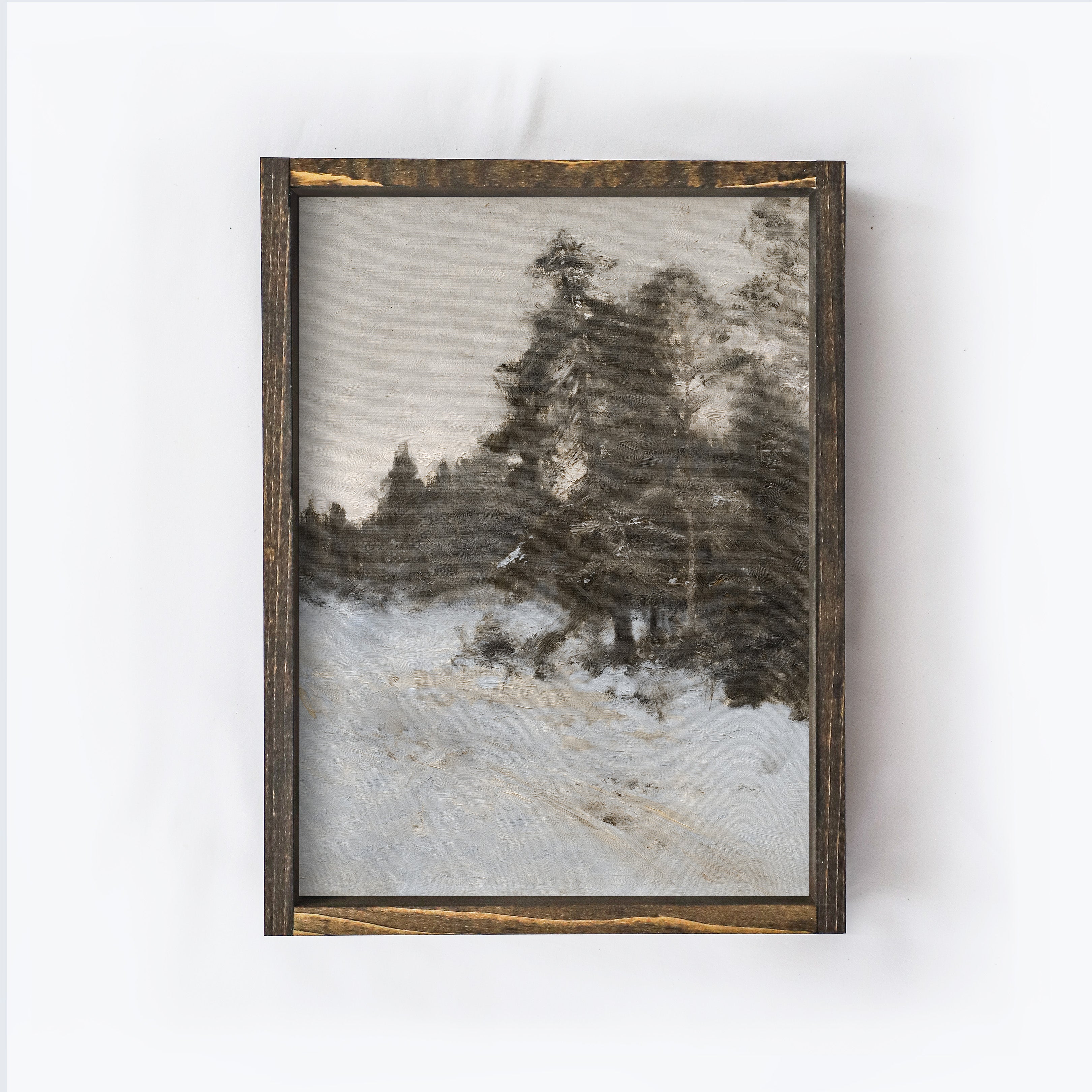 Vintage Snowy Forest | A222-2