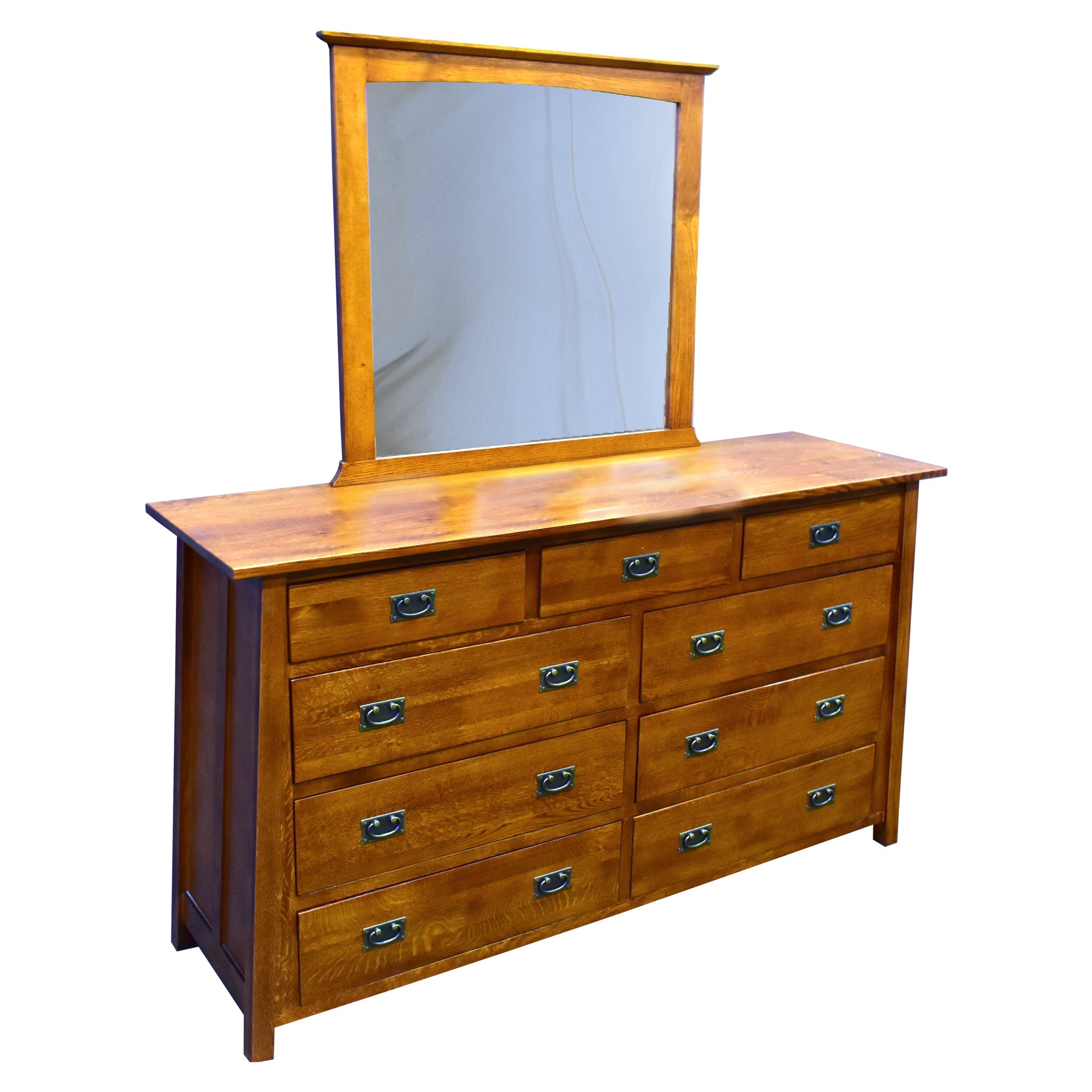 Mission 9 Drawer Dresser - Michael's Cherry (MC-A)