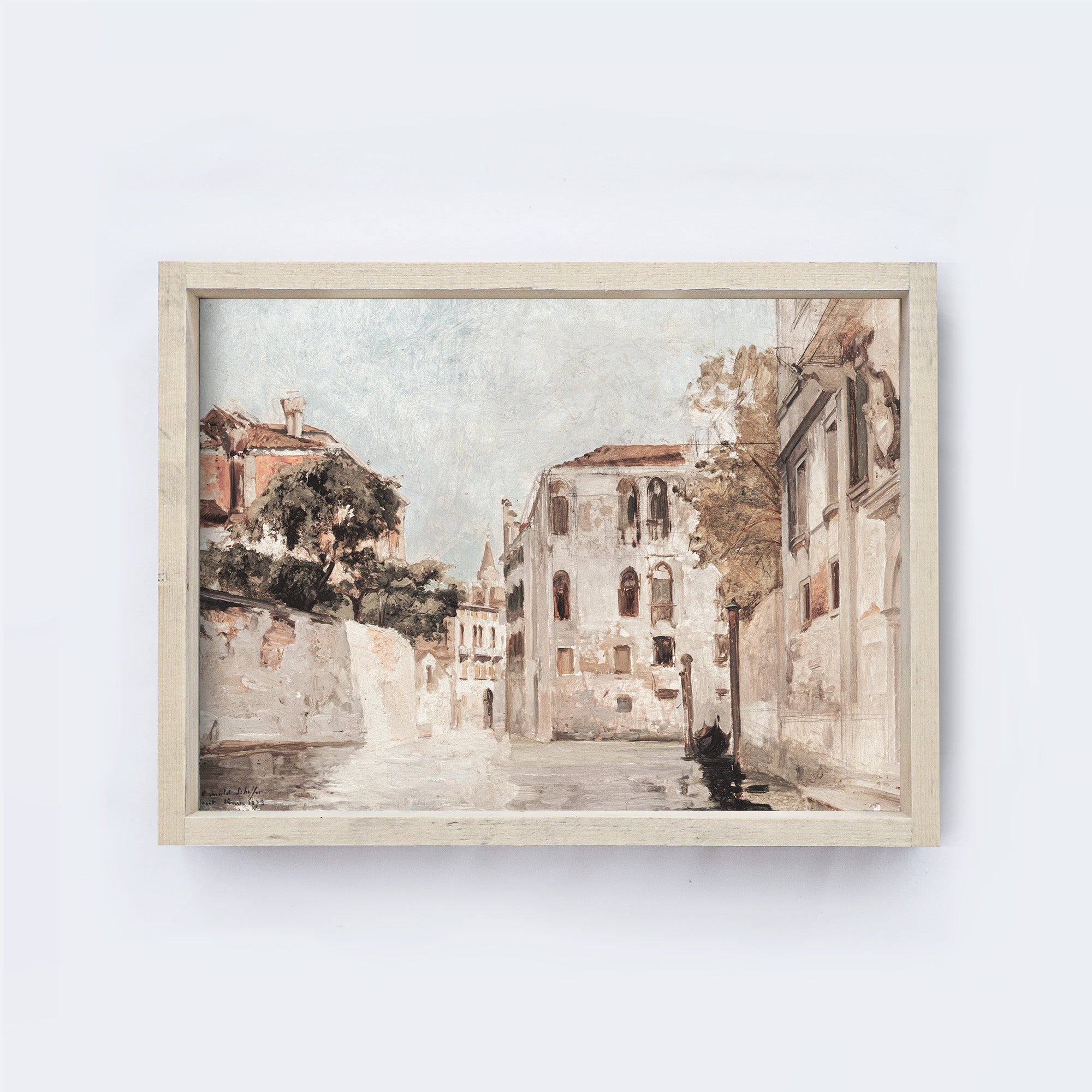 Vintage Print Framed | Venice A88-1