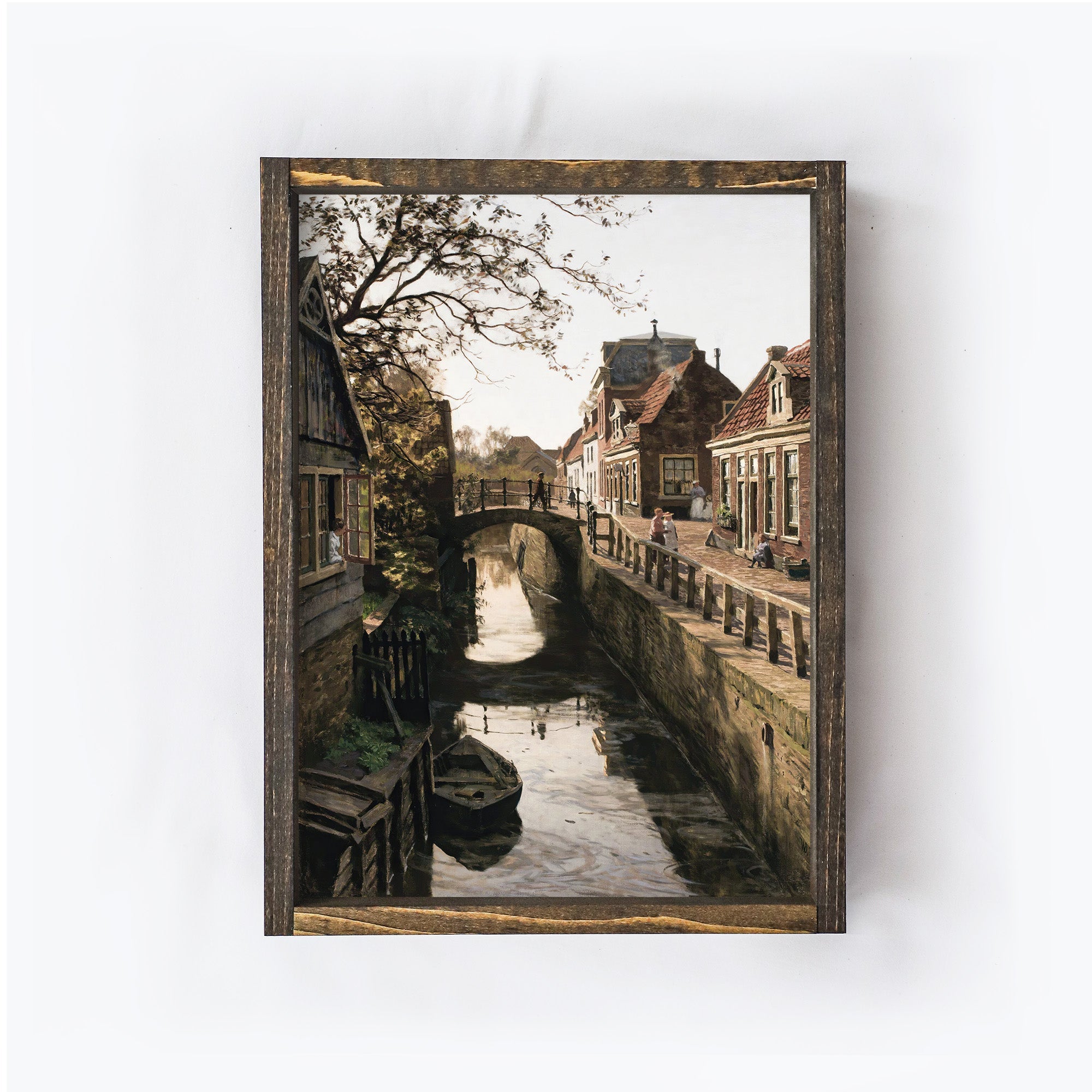 Vintage Print Framed | Amsterdam Canals A94-0