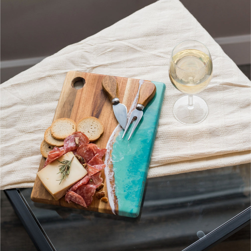 Small Acacia Cheese Board-7