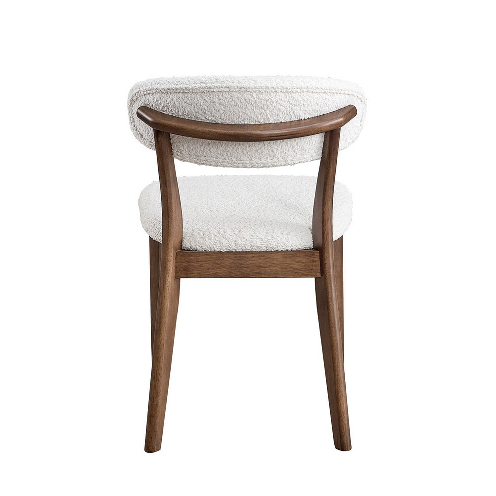 ACTU Scandinavian Dining Table Set with Upholstered Chairs for Small Spaces (Seats 4–6)