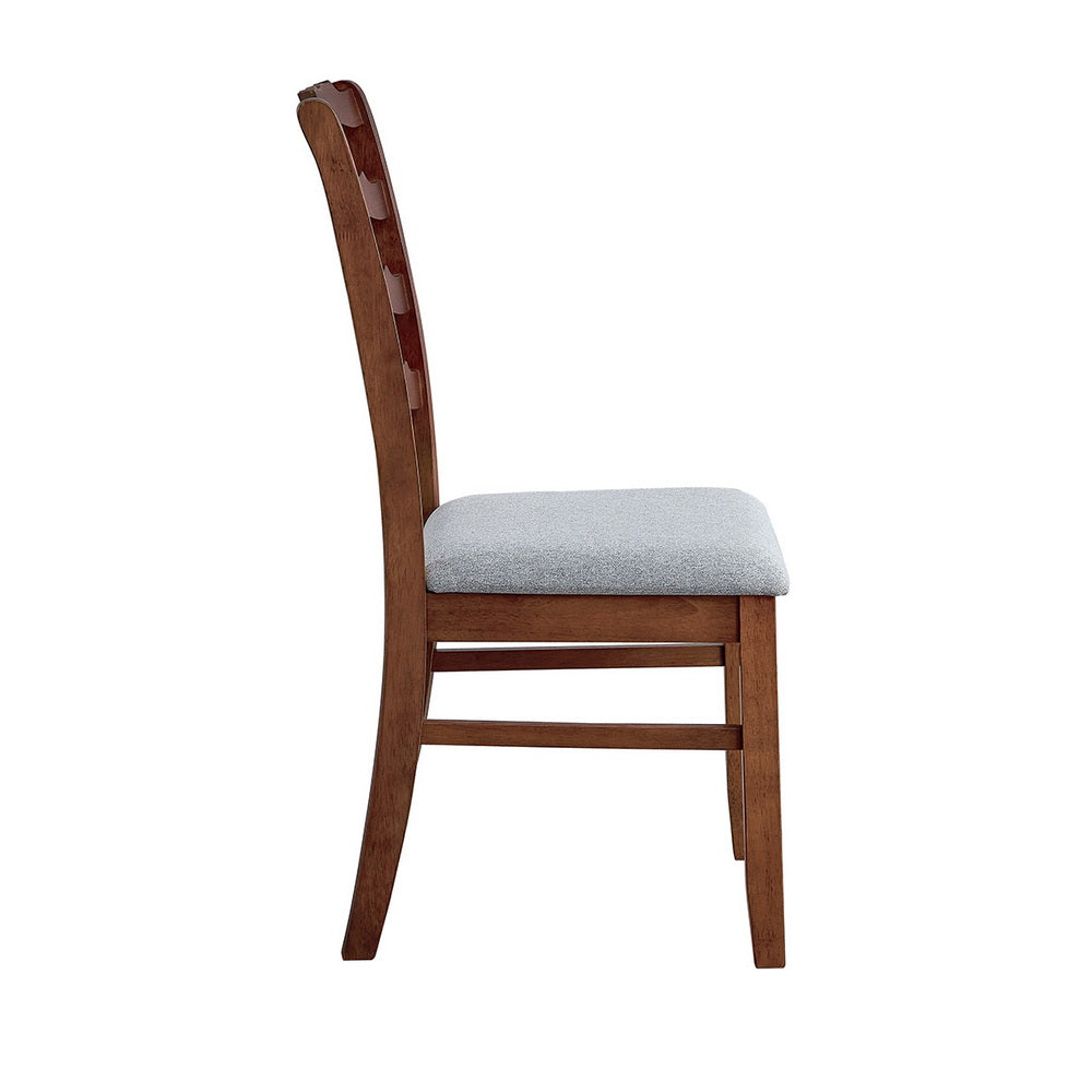 ACTU Farmhouse Dining Table Set with Upholstered Chairs for 4–6
