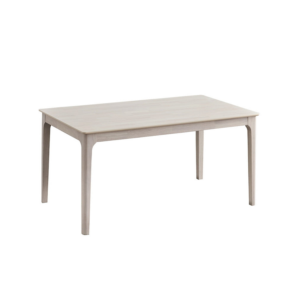 ACTU Farmhouse Dining Table Set with Upholstered Chairs for 4–6