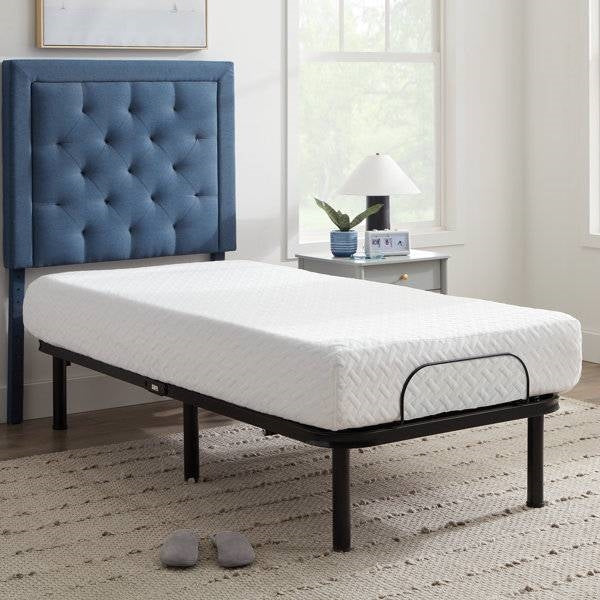 Twin XL Size Electric Head Foot Adjustable Bed Base with Remote-3