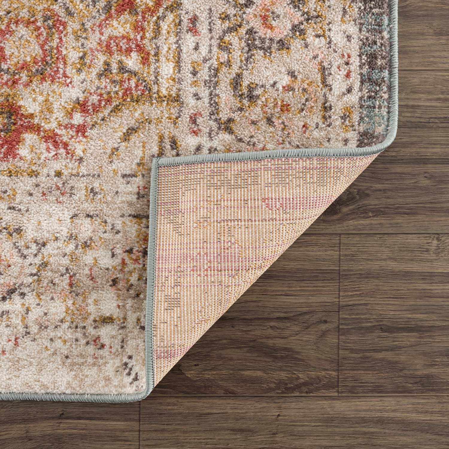 Peeta Brown Medallion Area Rug