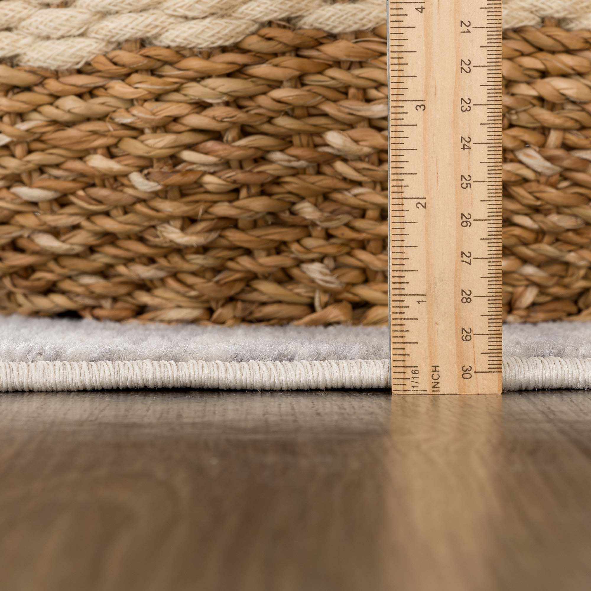 Peeta Gray Medallion Area Rug