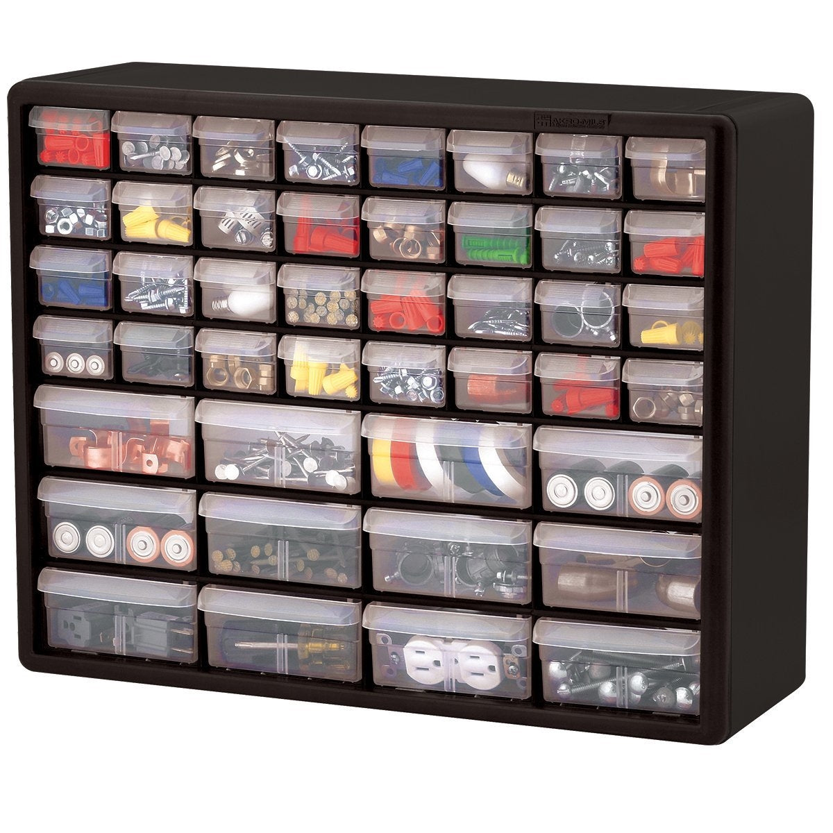 Hardware Craft Fishing Garage Storage Cabinet in Black with Drawers-1