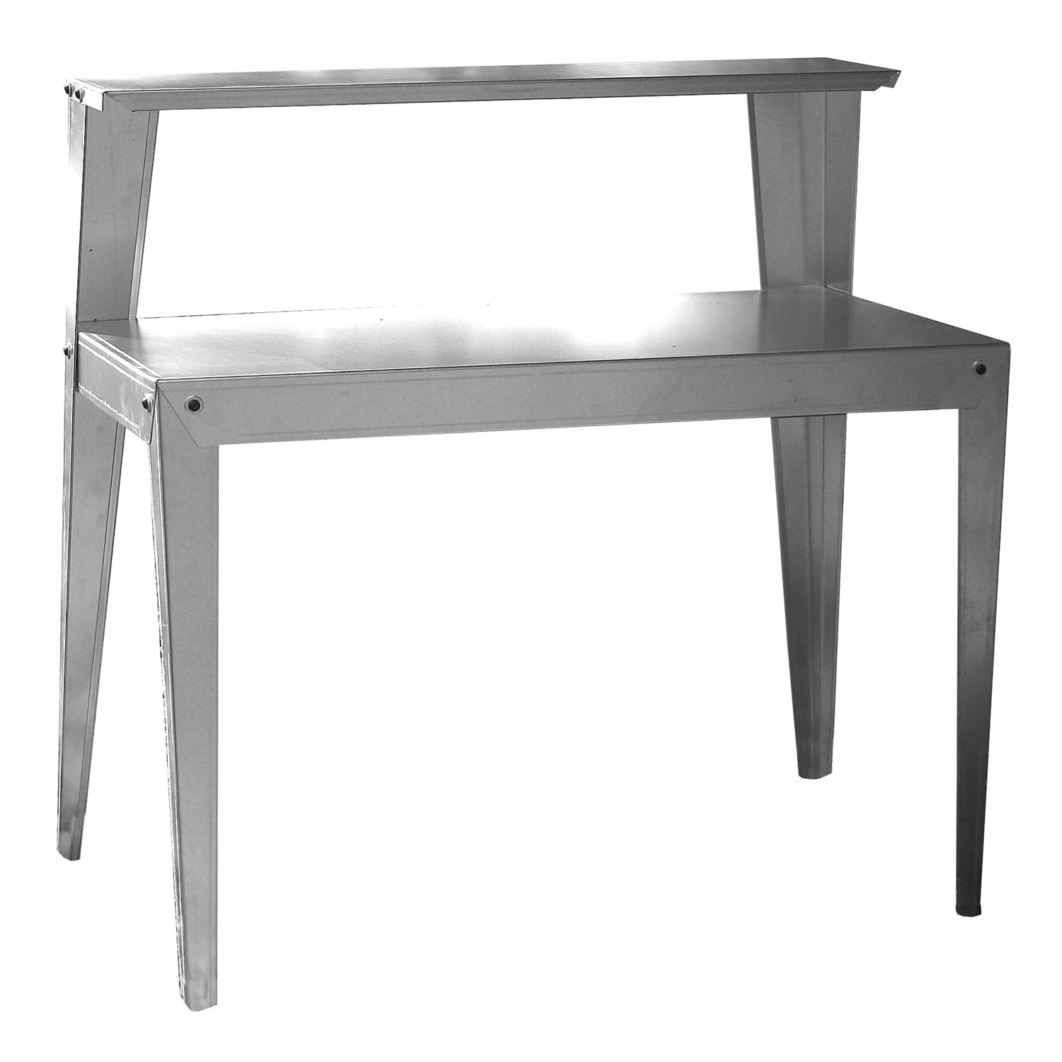 Galvanized Steel Potting Bench Garden Workstation Rack Table-2