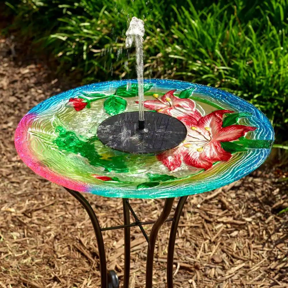 Birdbath to Solar Fountain Kit - Place into Bird Bath Bowl to Turn into Fountain-0