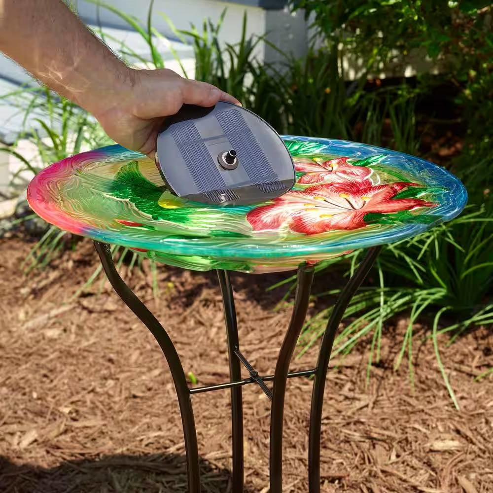 Birdbath to Solar Fountain Kit - Place into Bird Bath Bowl to Turn into Fountain-1