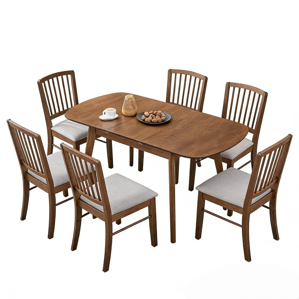 ACTU Extendable Dining Table Set for Small Spaces (Seats 4–6)