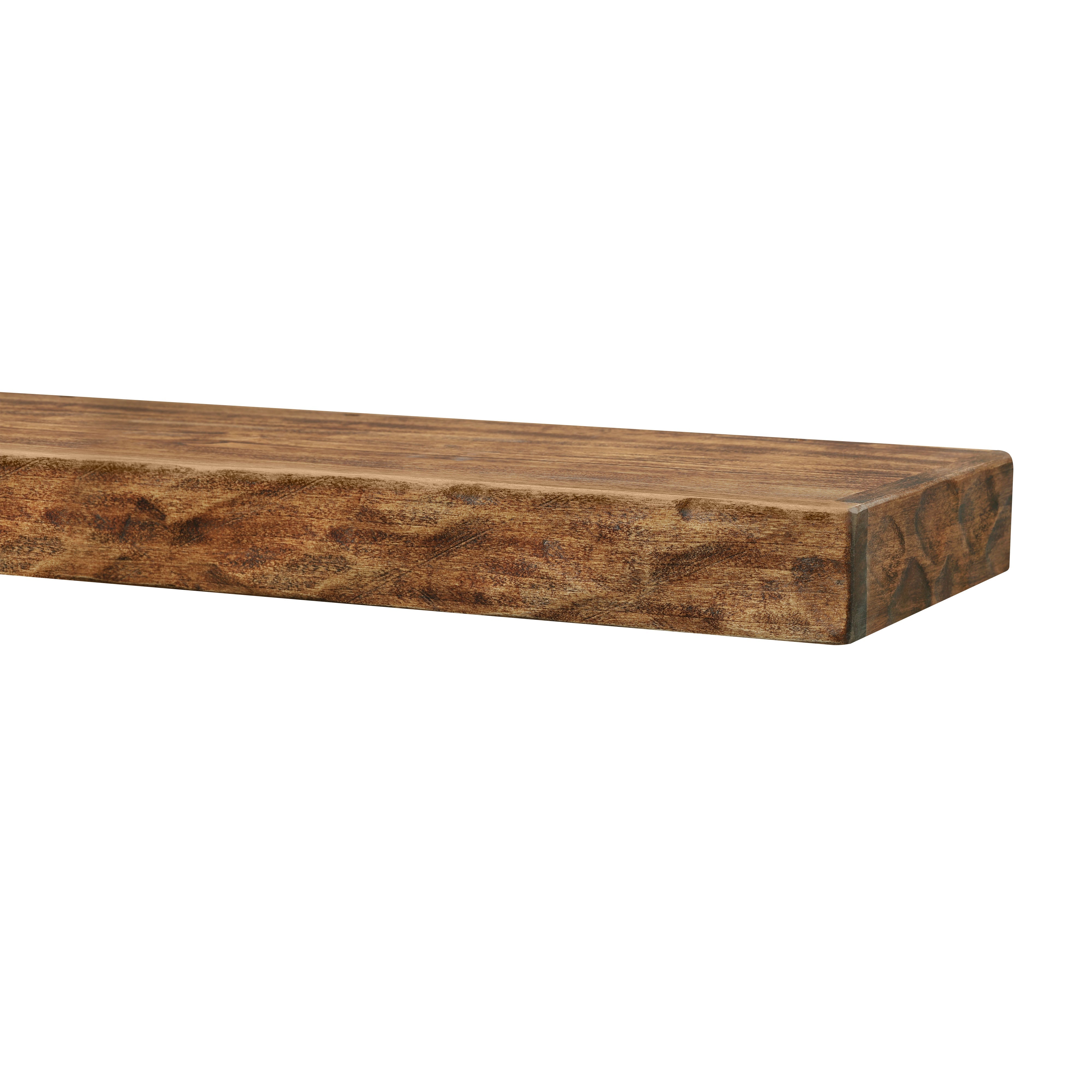 Hewn Floating Kitchen Shelf – Real Wood