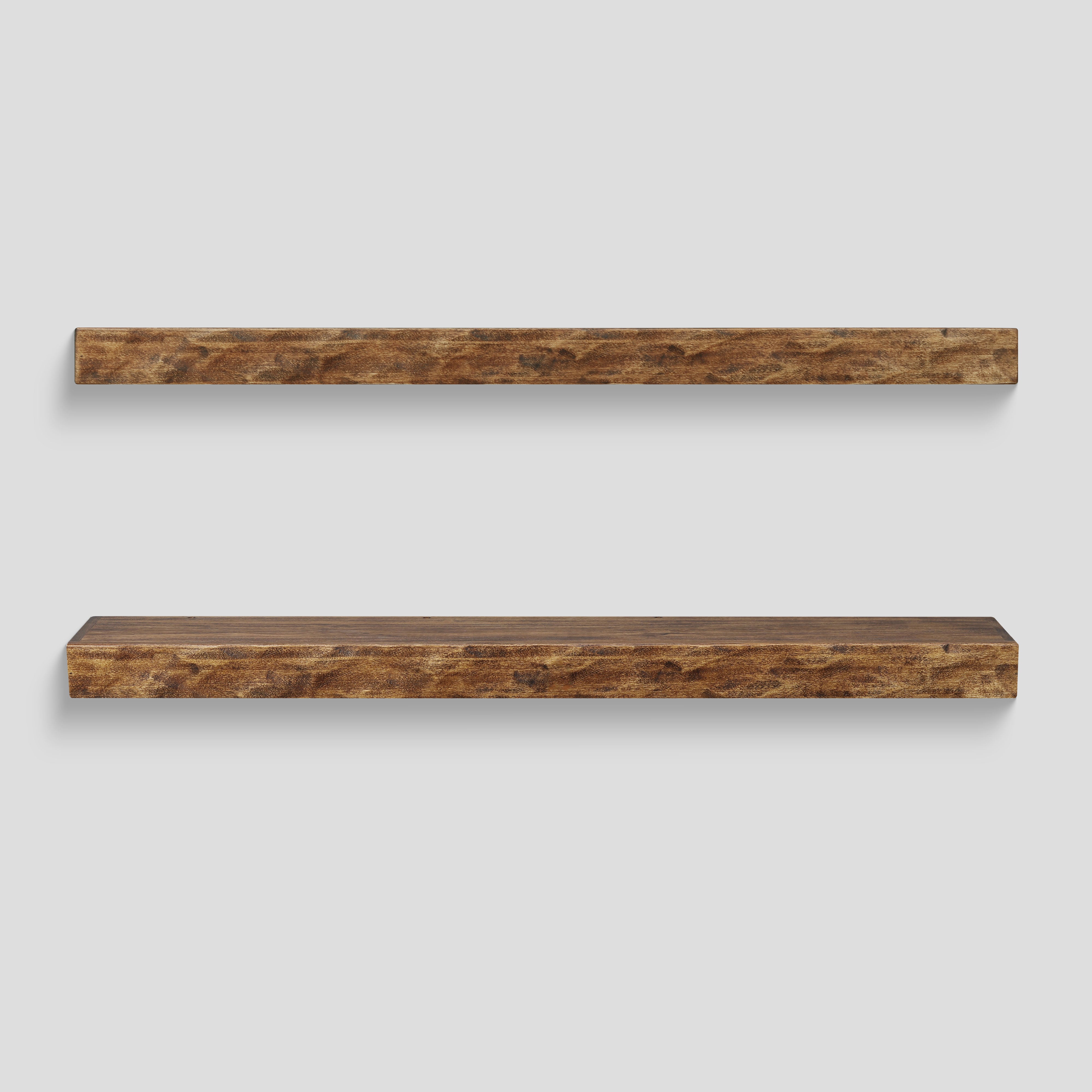 Hewn Floating Kitchen Shelf – Real Wood