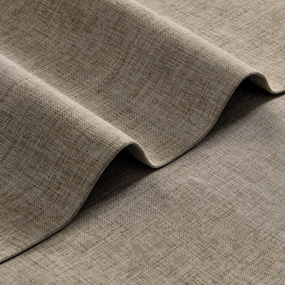 Aiden 100% Blackout Linen Textued Curtains