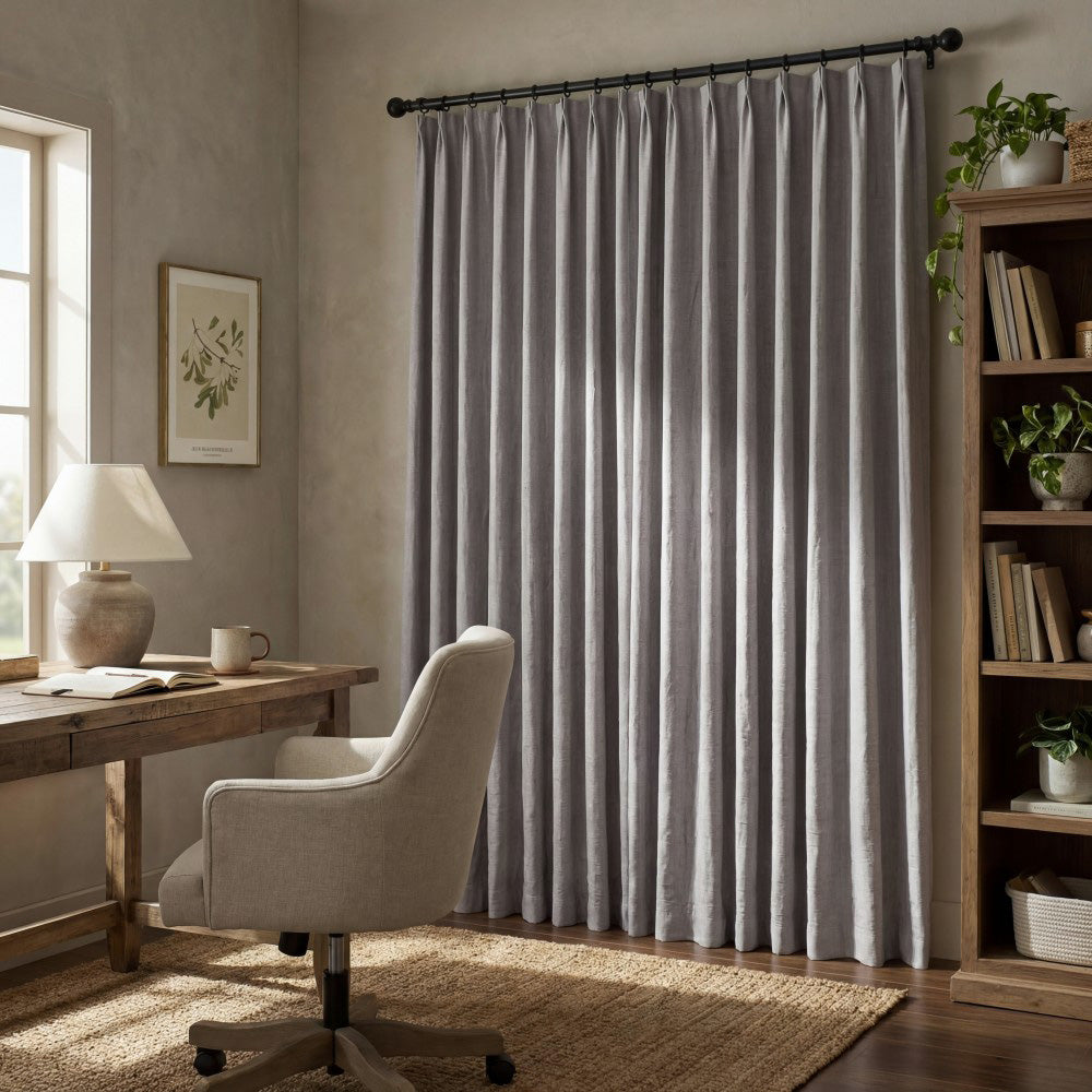 Alessi Wrinkle Design Blackout Cotton Curtains