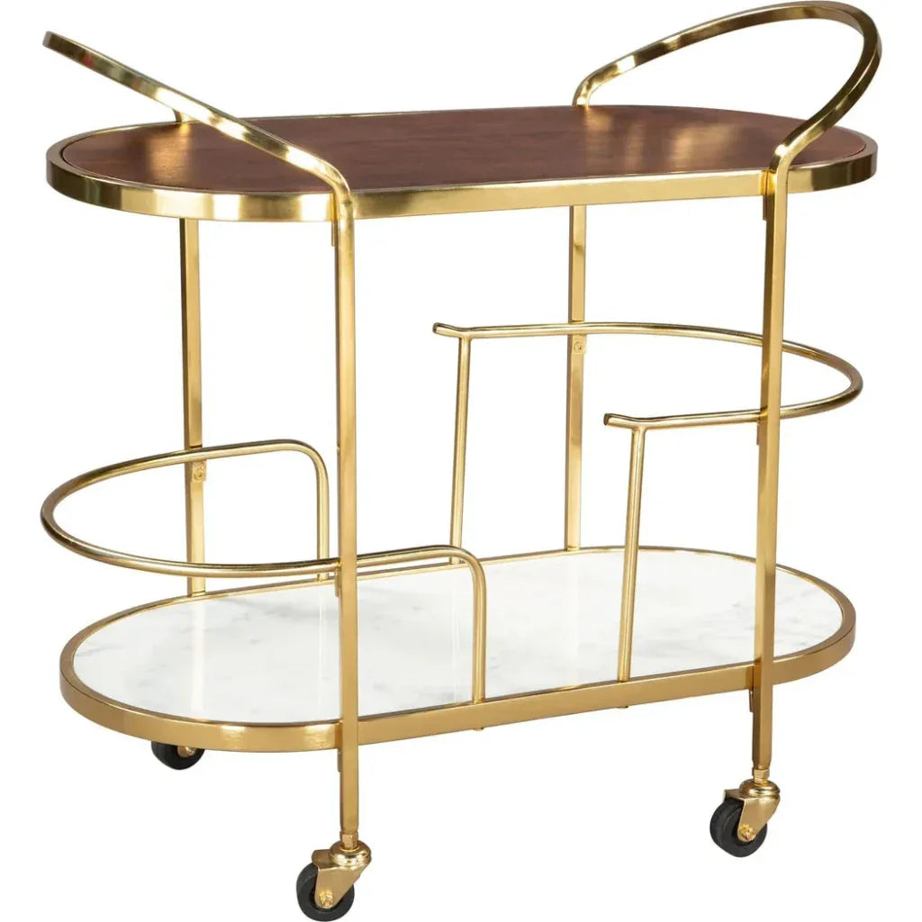 Antalya Golden Bar Cart