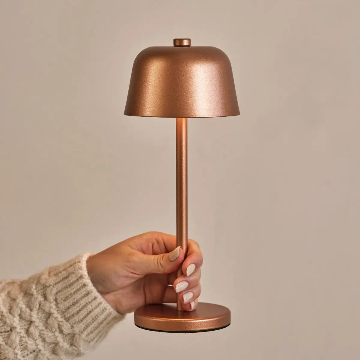 Anton Copper Rechargeable Table Lamp | Stylish & Cordless Lighting-0