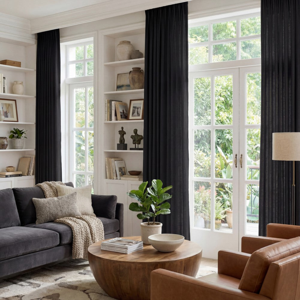 Arabella Classic Linen Blend Curtains