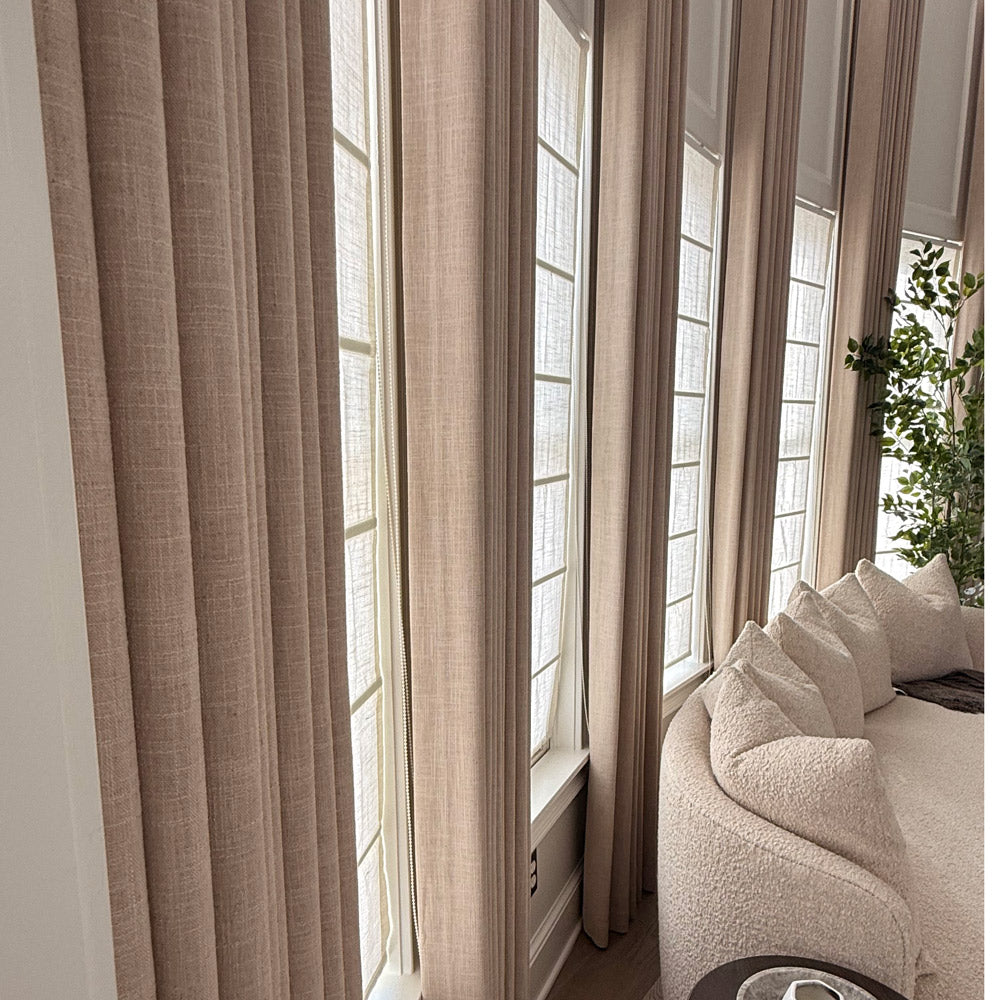 Arabella Classic Linen Blend Curtains