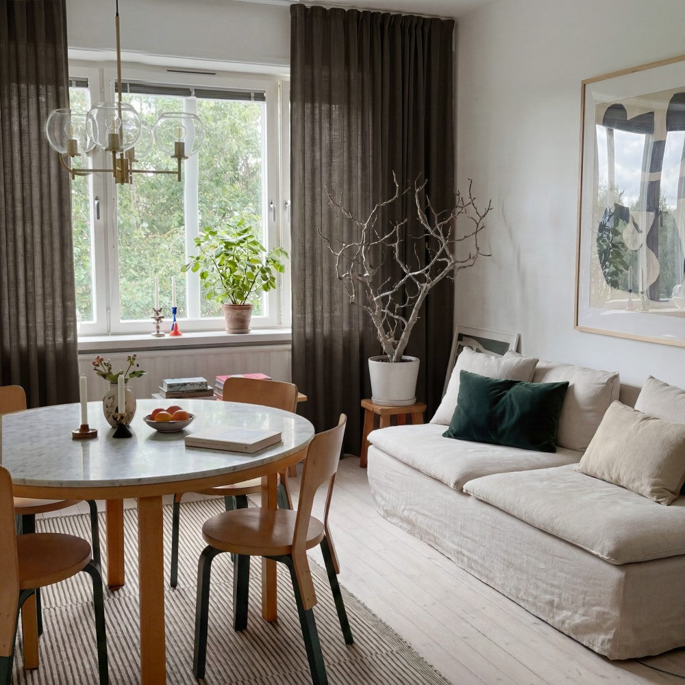 Arabella Classic Linen Blend Curtains