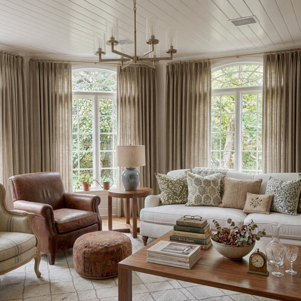 Arabella Classic Linen Blend Curtains