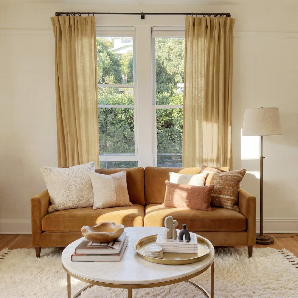 Arabella Classic Linen Blend Curtains