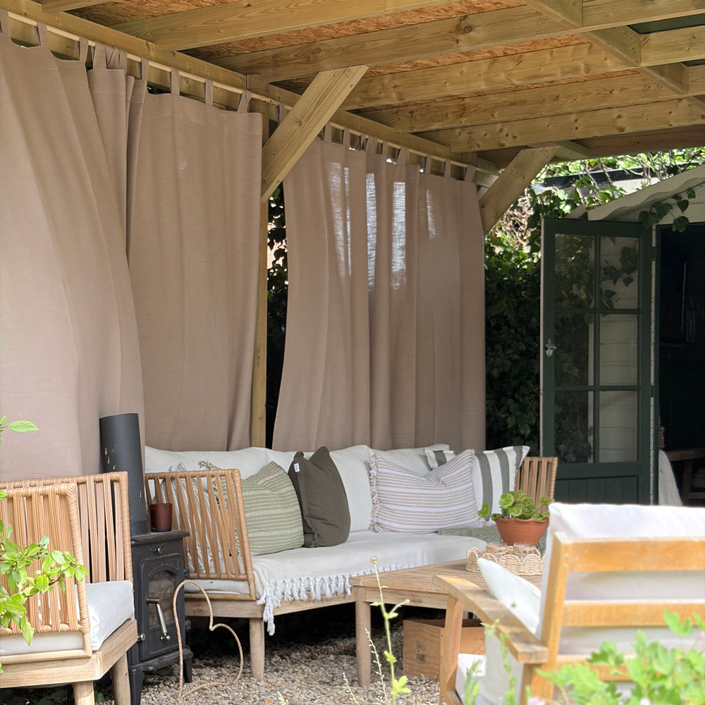 Arabella Classic Linen Blend Curtains