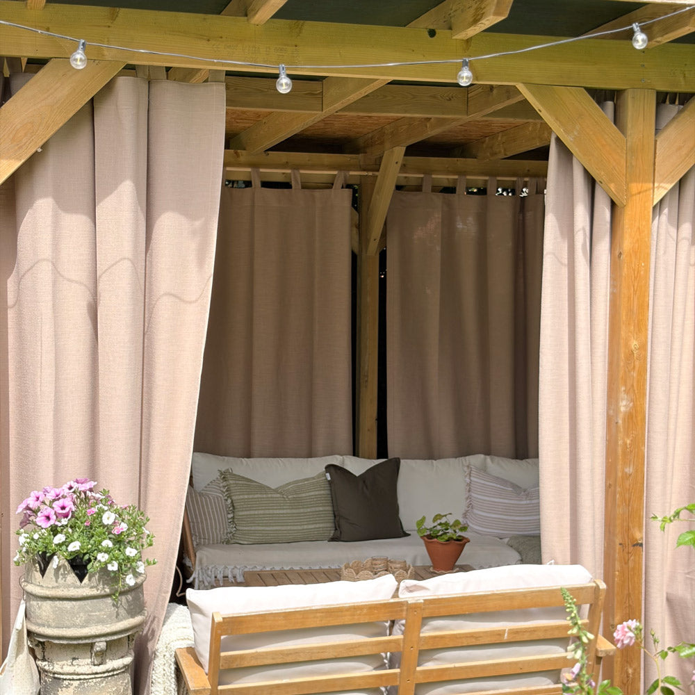 Arabella Classic Linen Blend Curtains