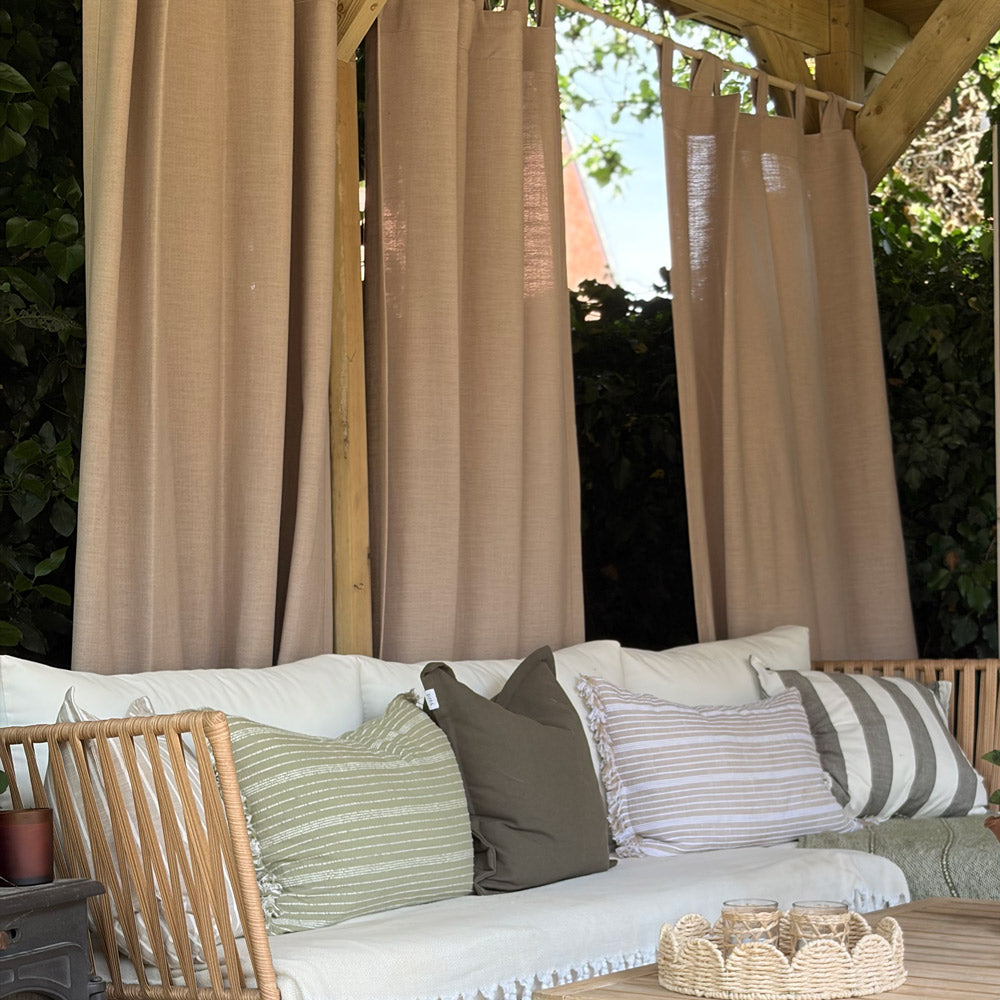 Arabella Classic Linen Blend Curtains