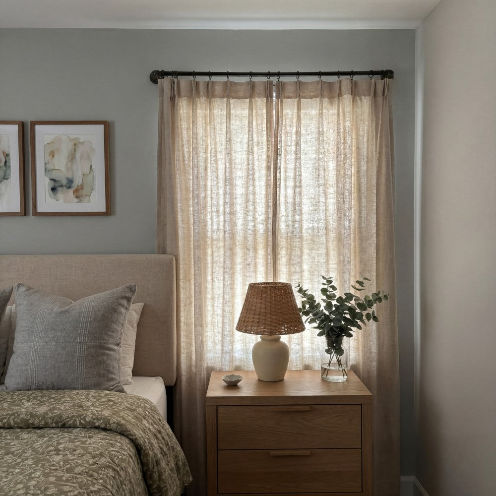 Arabella Classic Linen Blend Curtains