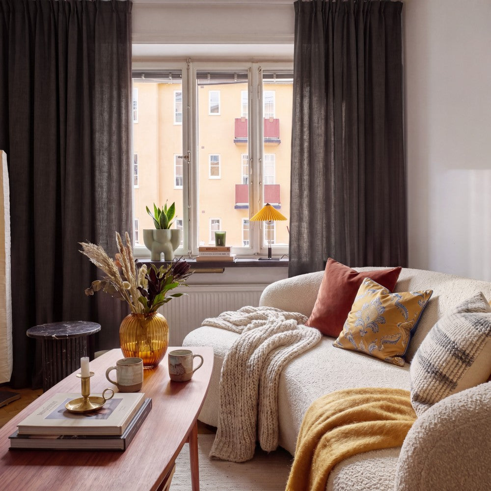 Arabella Classic Linen Blend Curtains