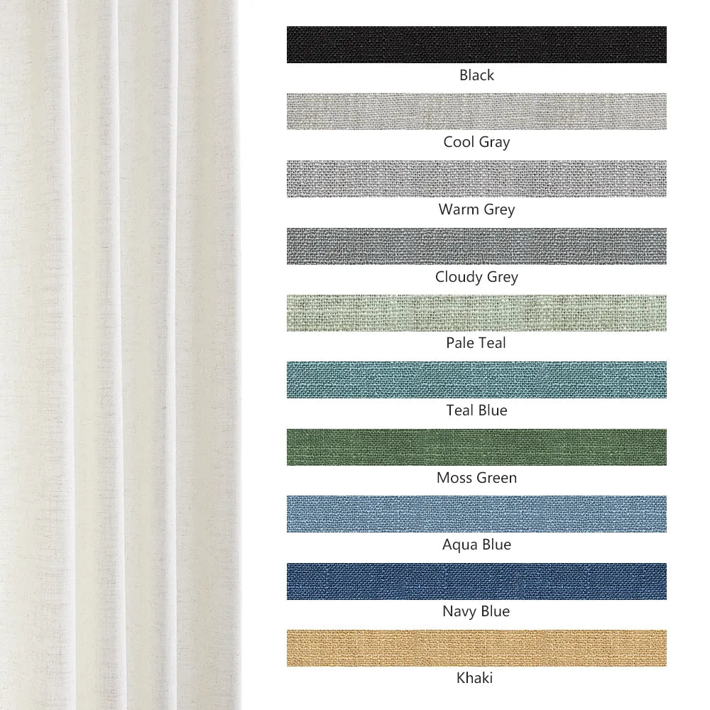 Arabella Light Linen Roman Shade