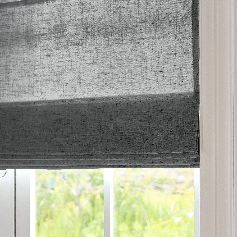 Arabella Light Linen Roman Shade
