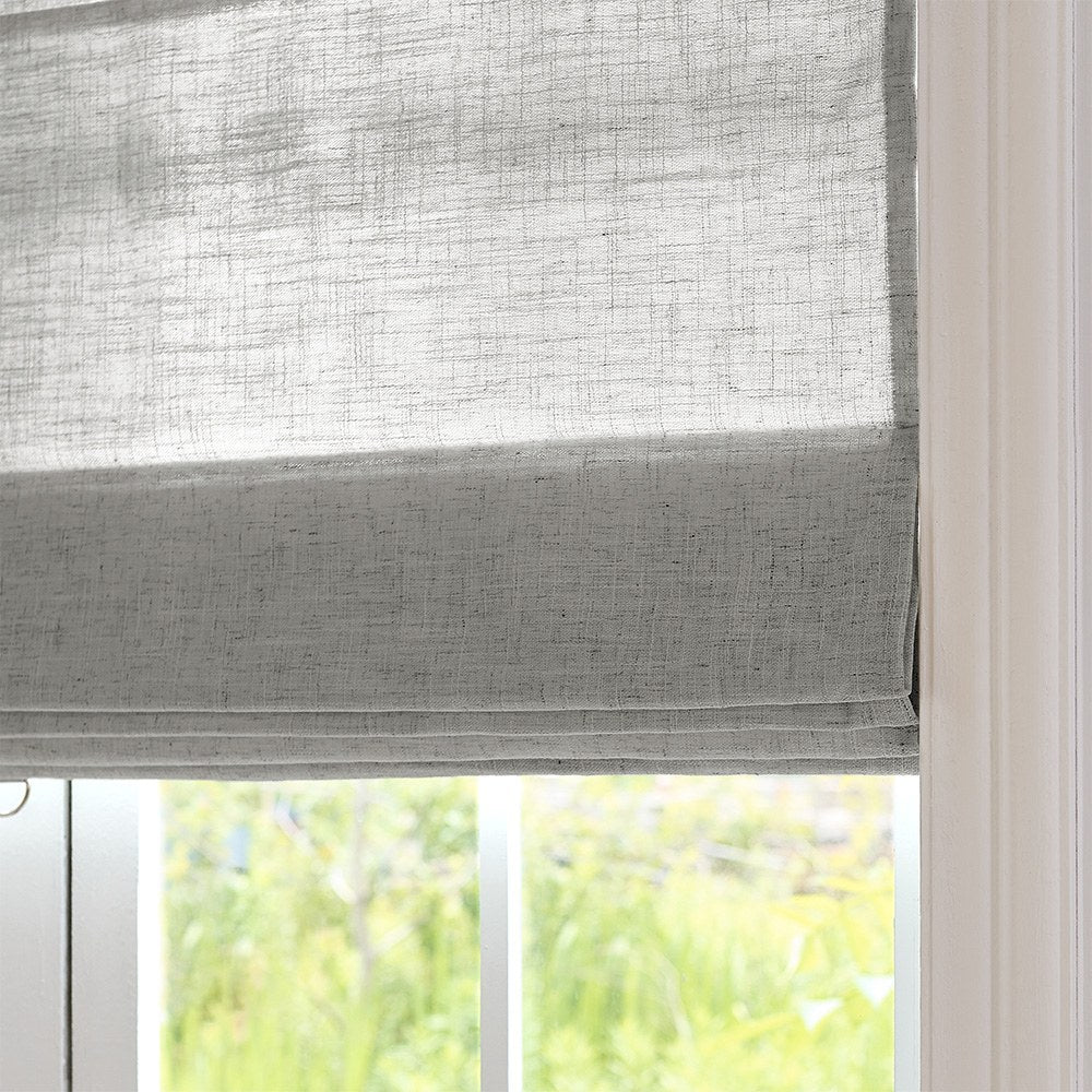 Arabella Light Linen Roman Shade