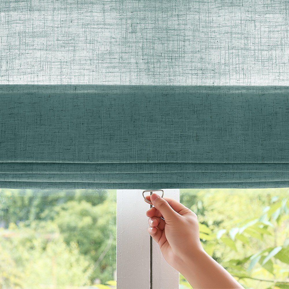 Arabella Light Linen Roman Shade