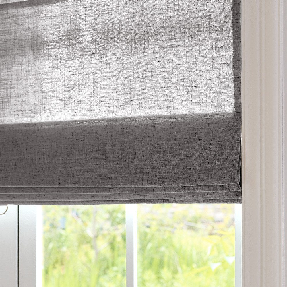 Arabella Light Linen Roman Shade