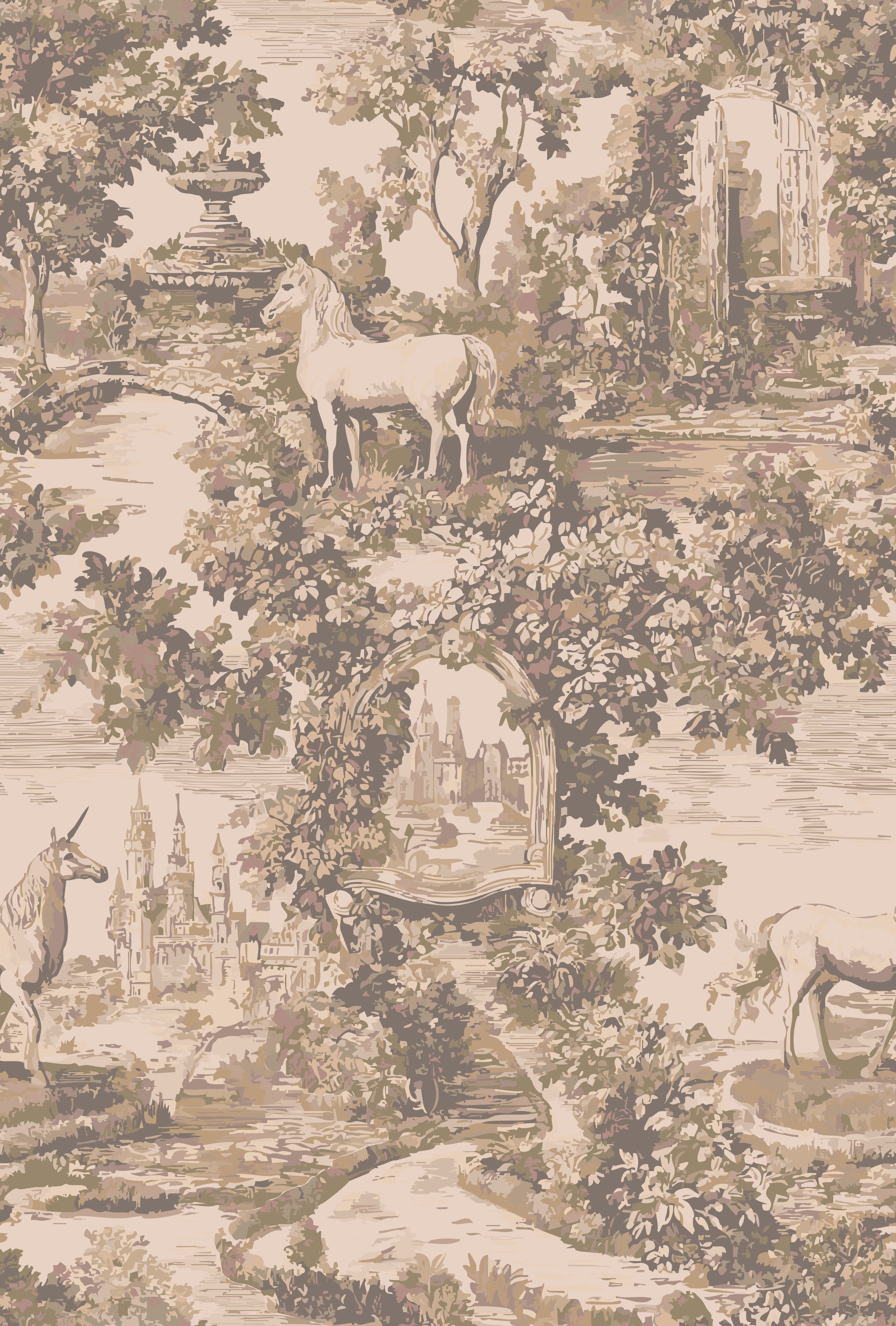 Attlyn Wallpaper by Hosta Pasta Patterns