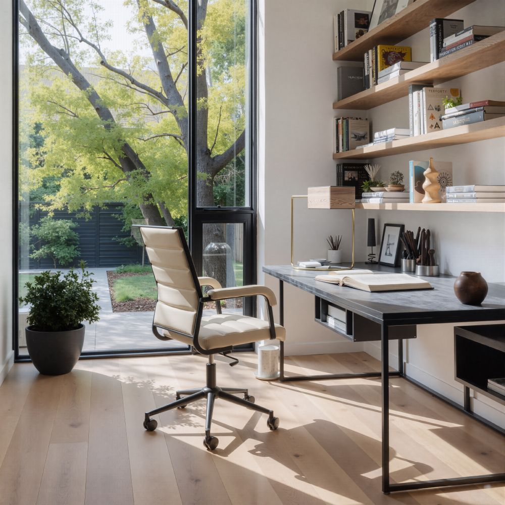 Auction Faux Leather Office Chair