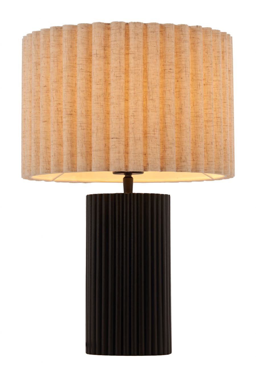 Aurora Steel Black Table Lamp